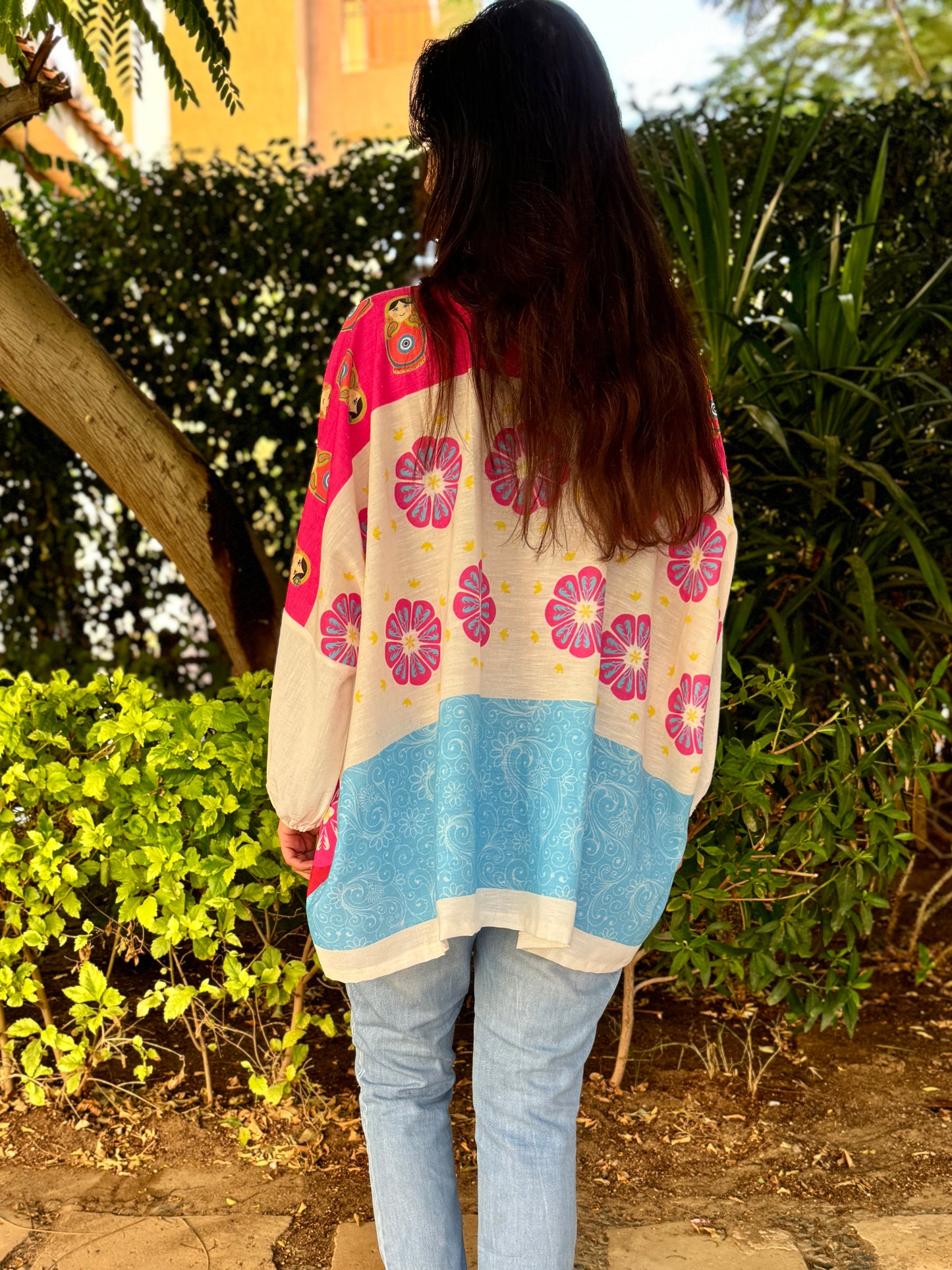 Palm Print Shirt - SW