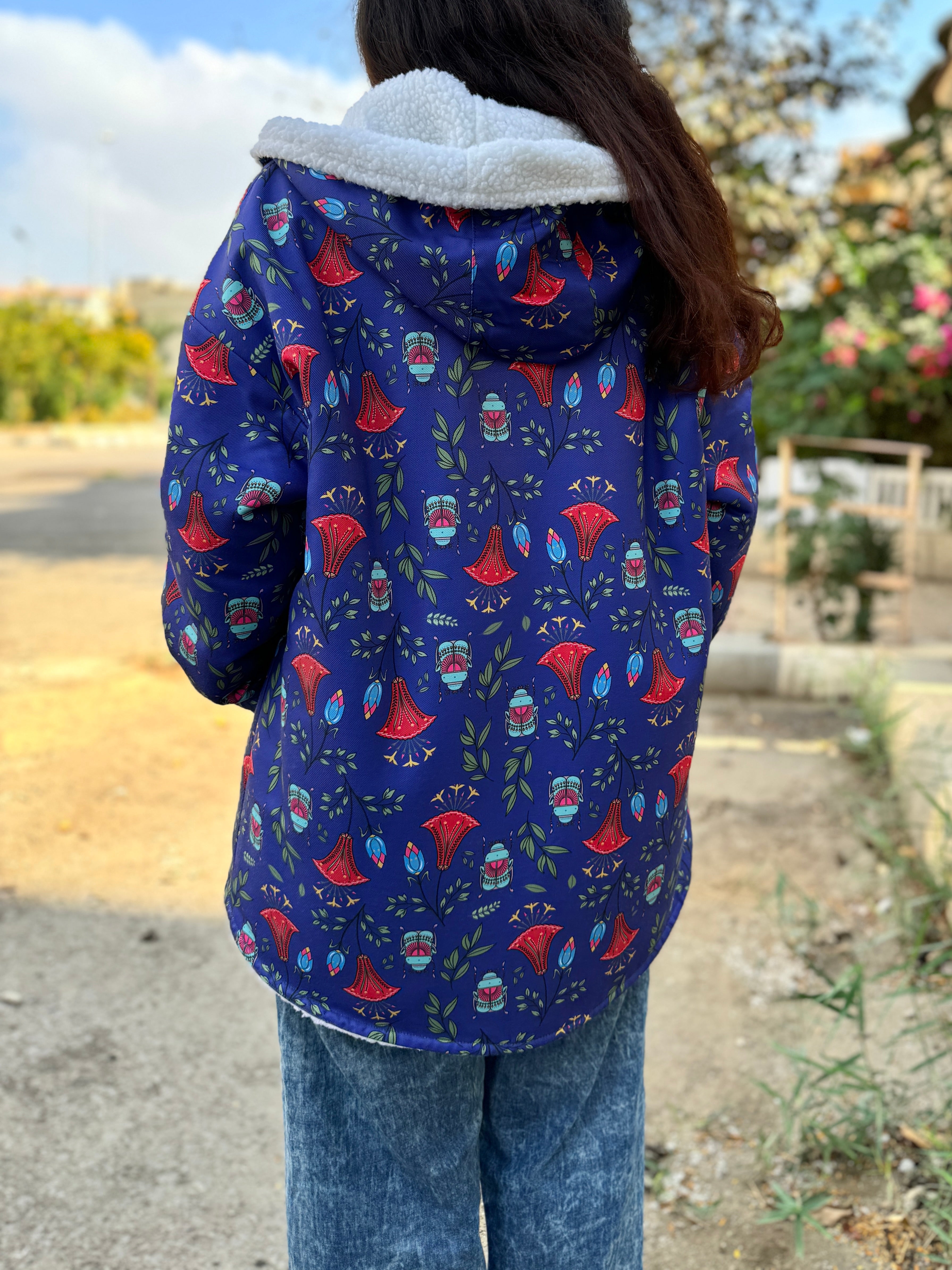 Double-faced Lotus Flower Jacket - SW