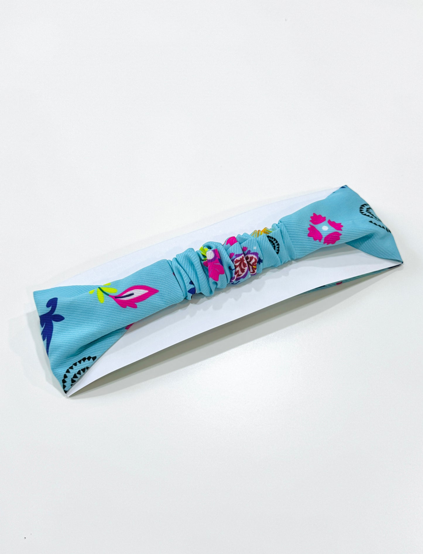 Headband - Teal pattern