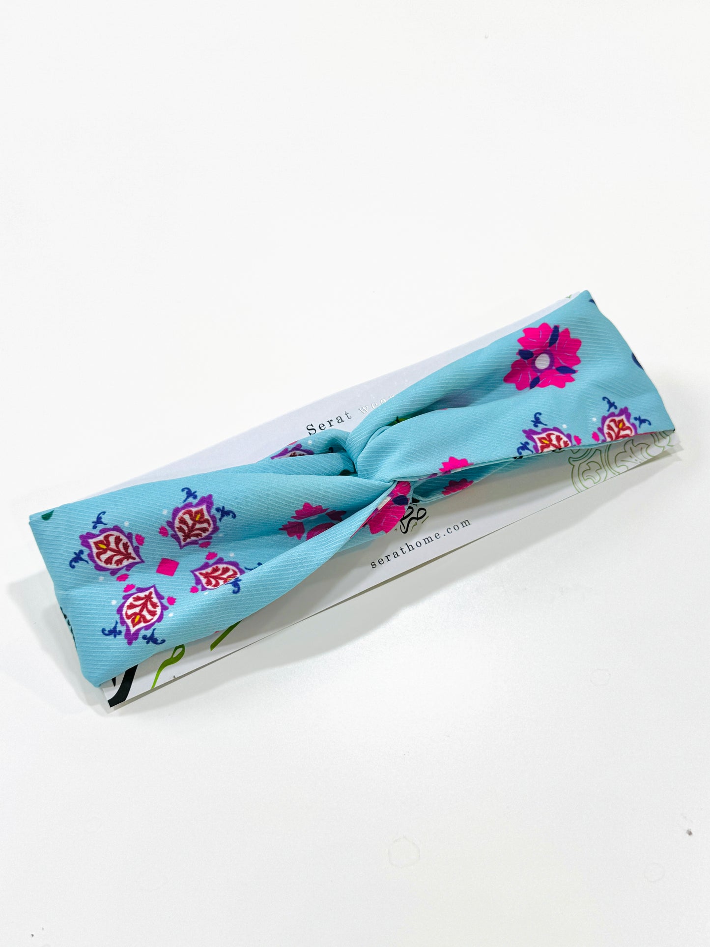 Headband - Teal pattern