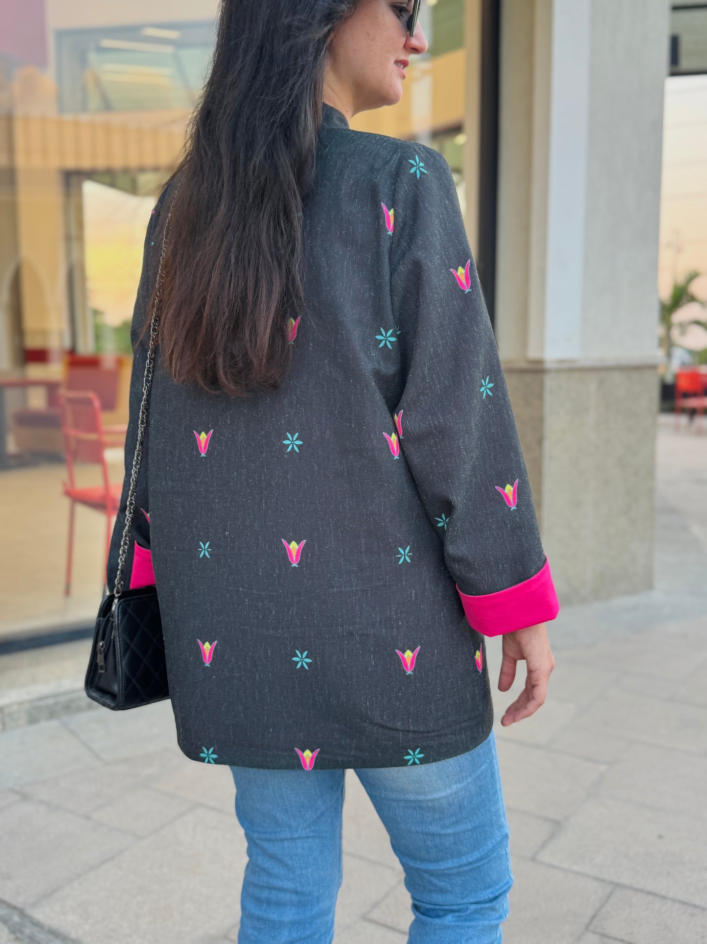 Dark Petal Blazer