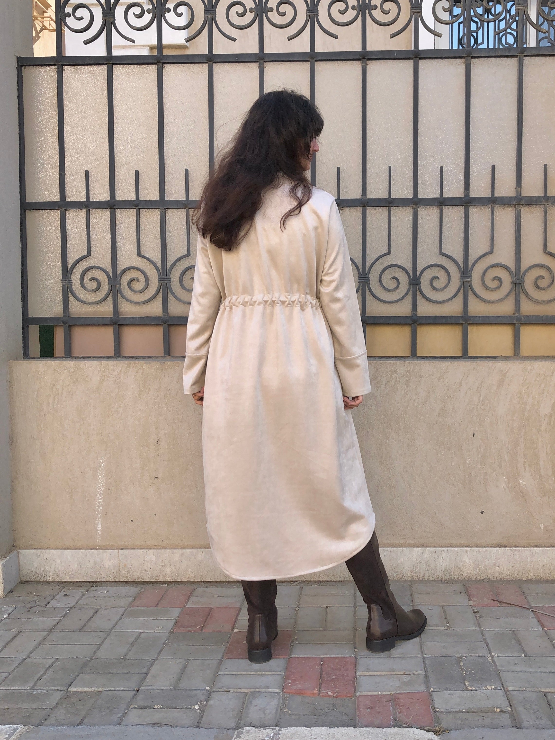 Suede Dress Coat - SW