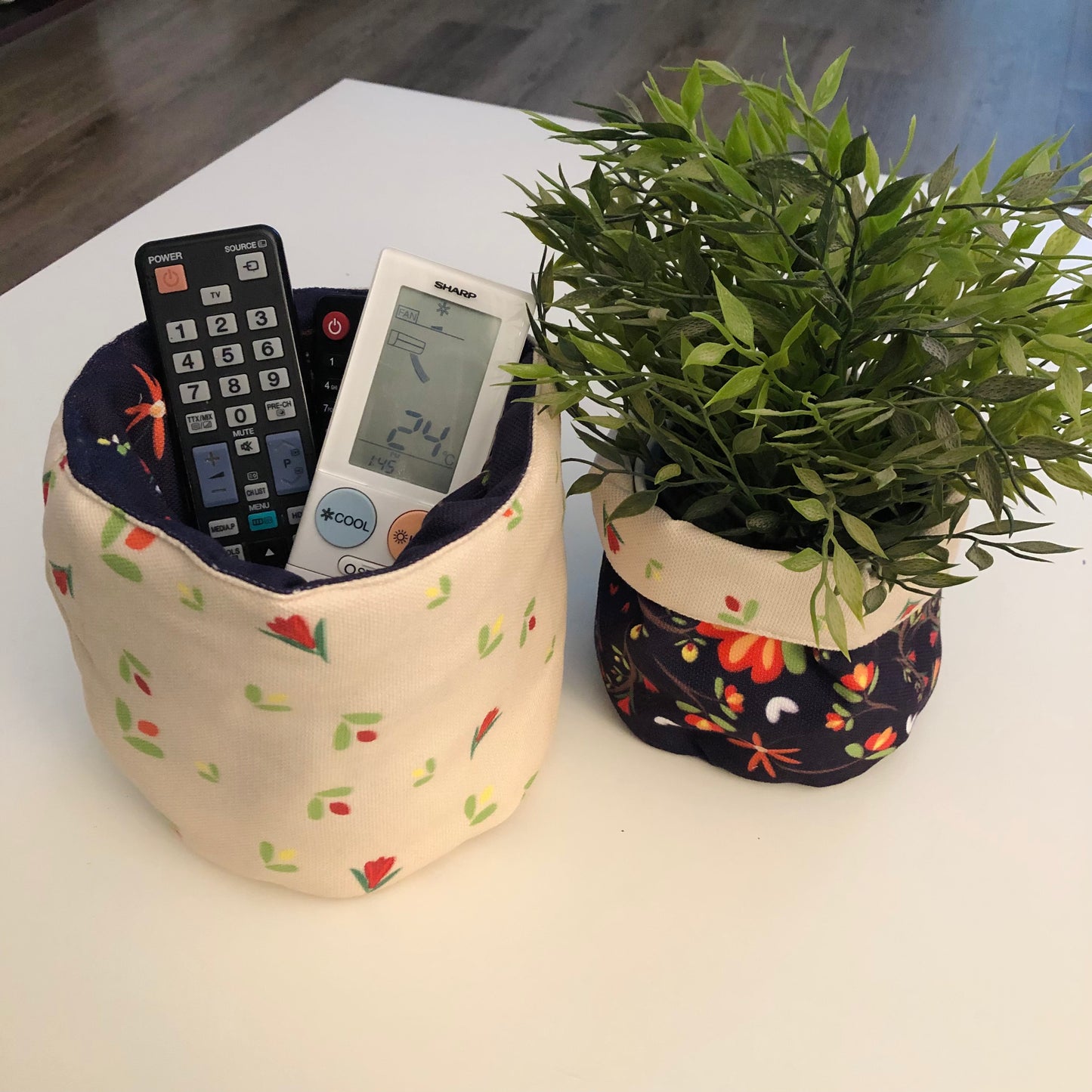 Set of 2 Fabric-Boxes 15275