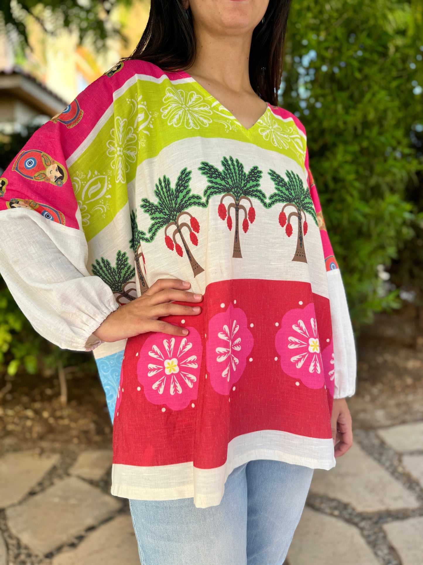 Palm Print Shirt - SW