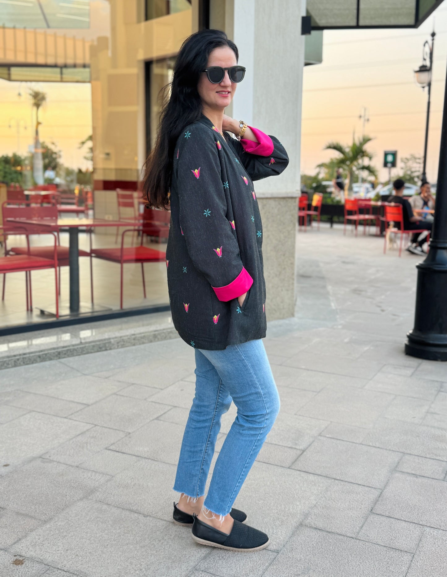 Dark Petal Blazer
