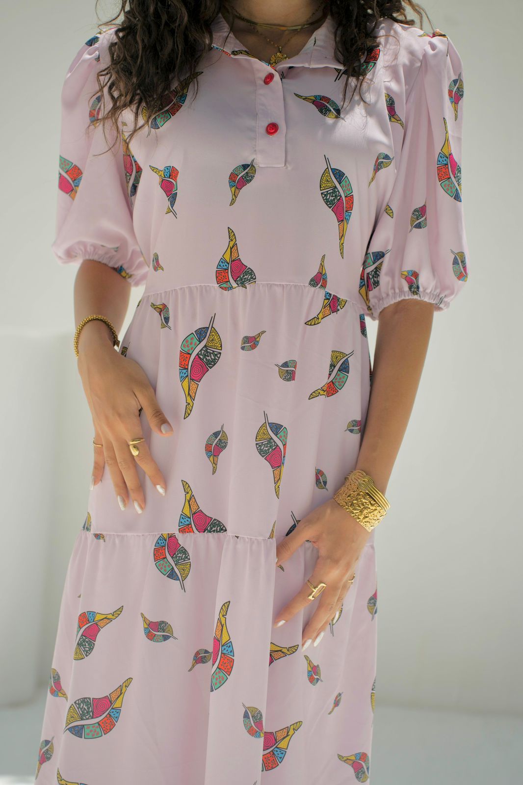 Artful Leaf Dress - SW