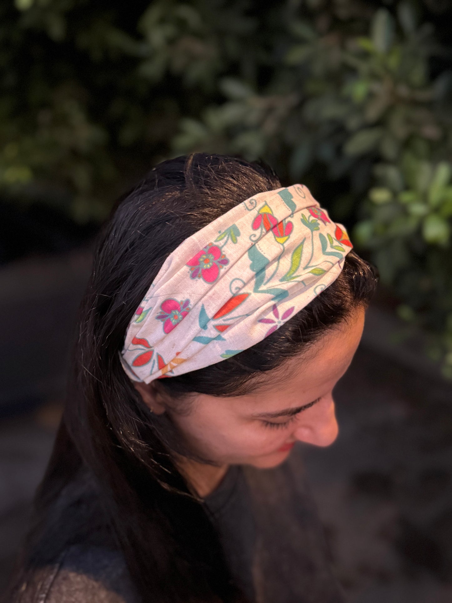 Headband - Off-White Nubian Flora - A