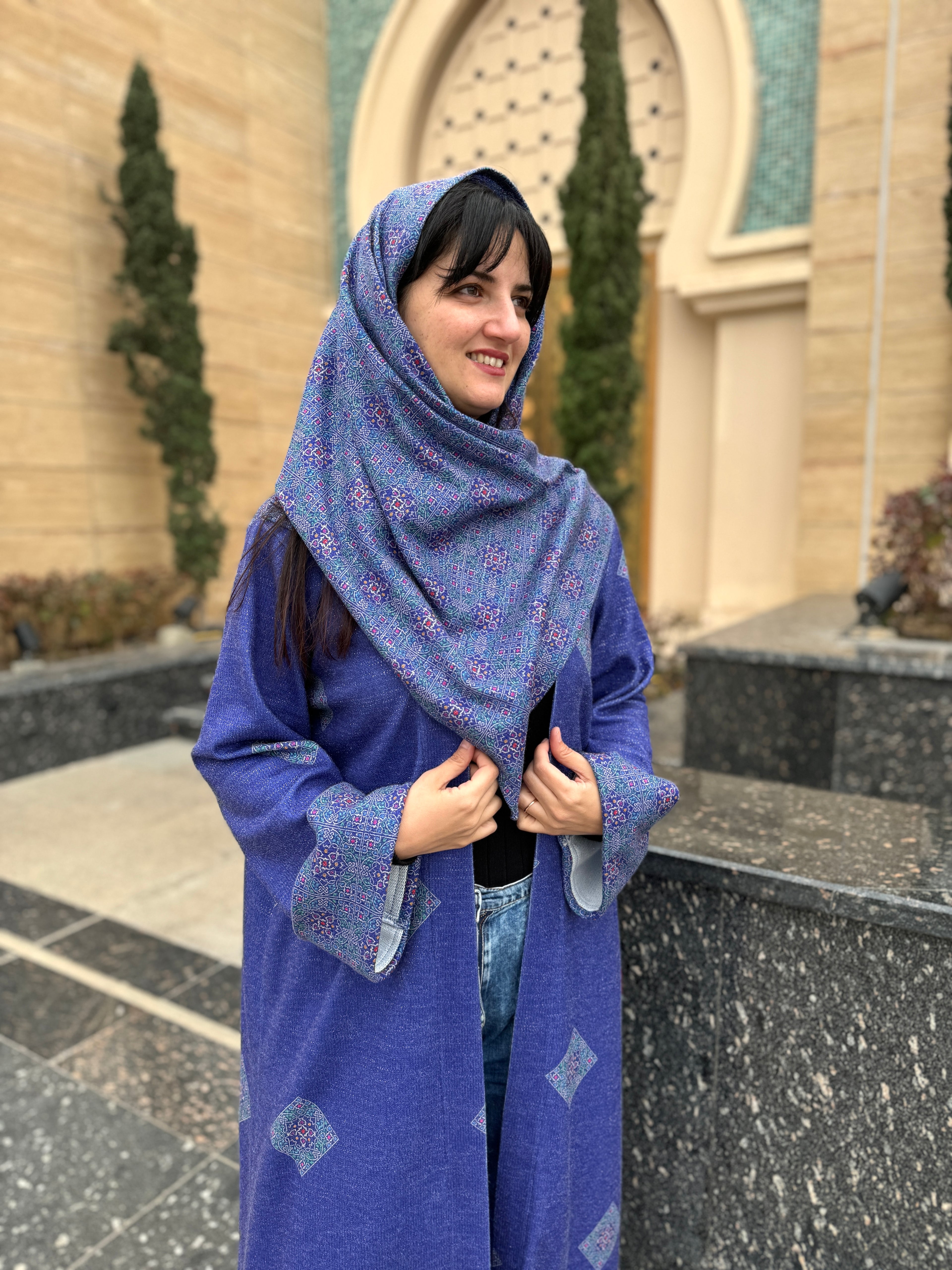 Indigo Elegance Abaya - SW