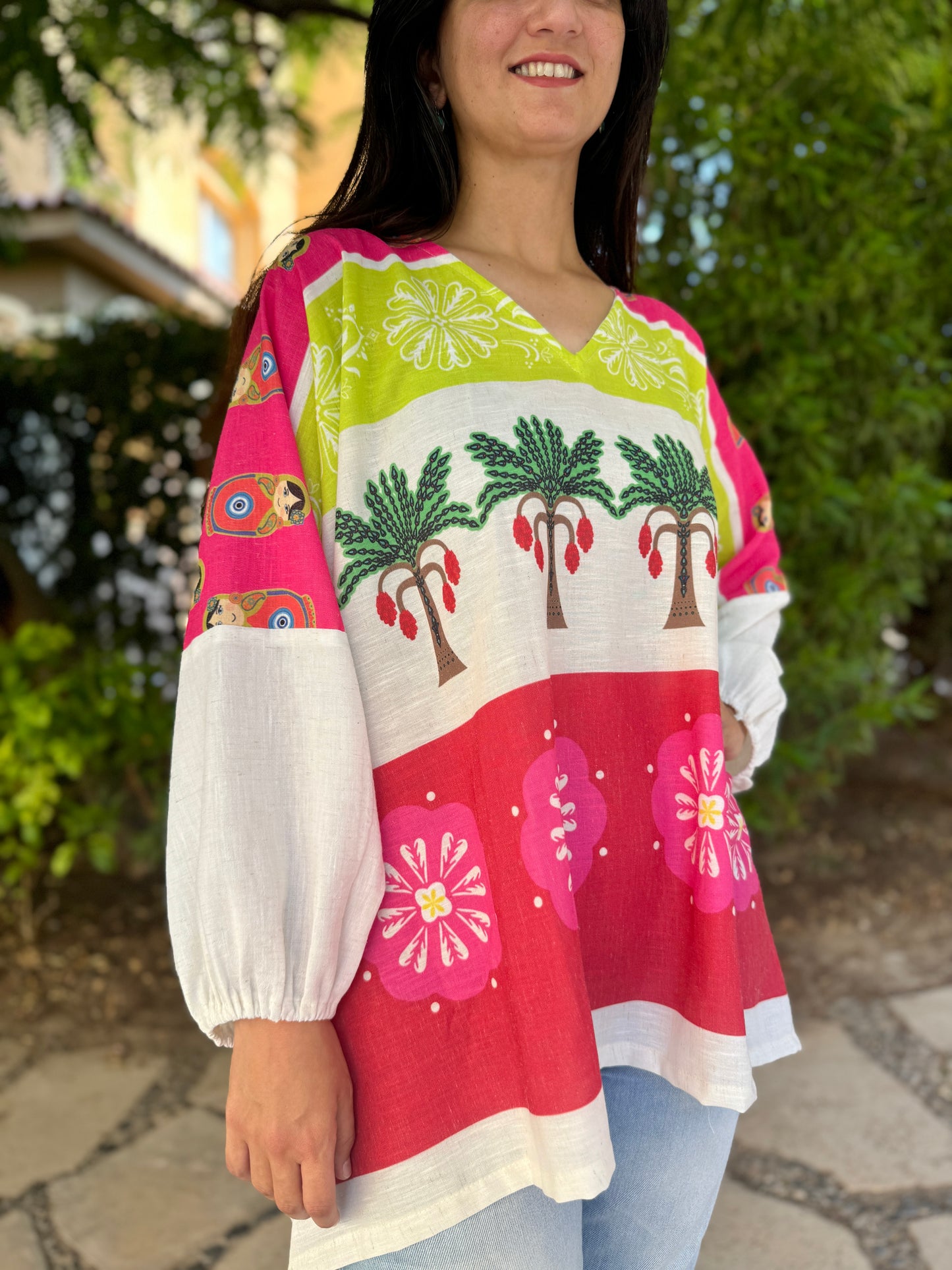 Palm Print Shirt - SW