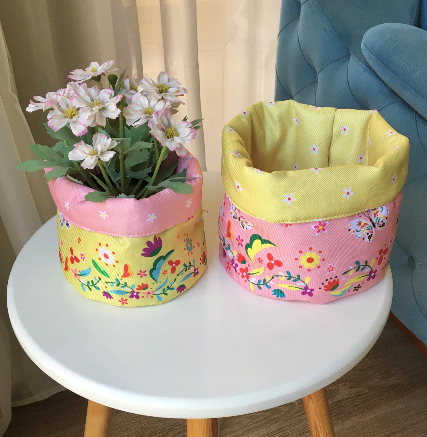 Set of 2 Fabric-Boxes 15270B