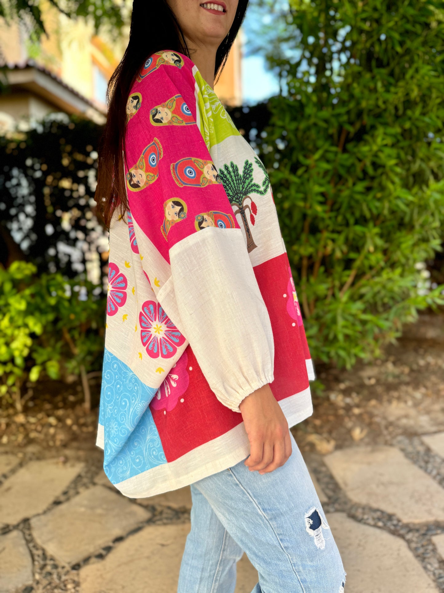 Palm Print Shirt - SW