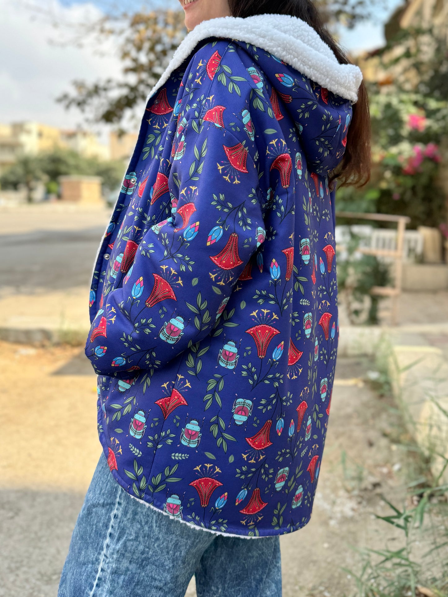Double-faced Lotus Flower Jacket - SW