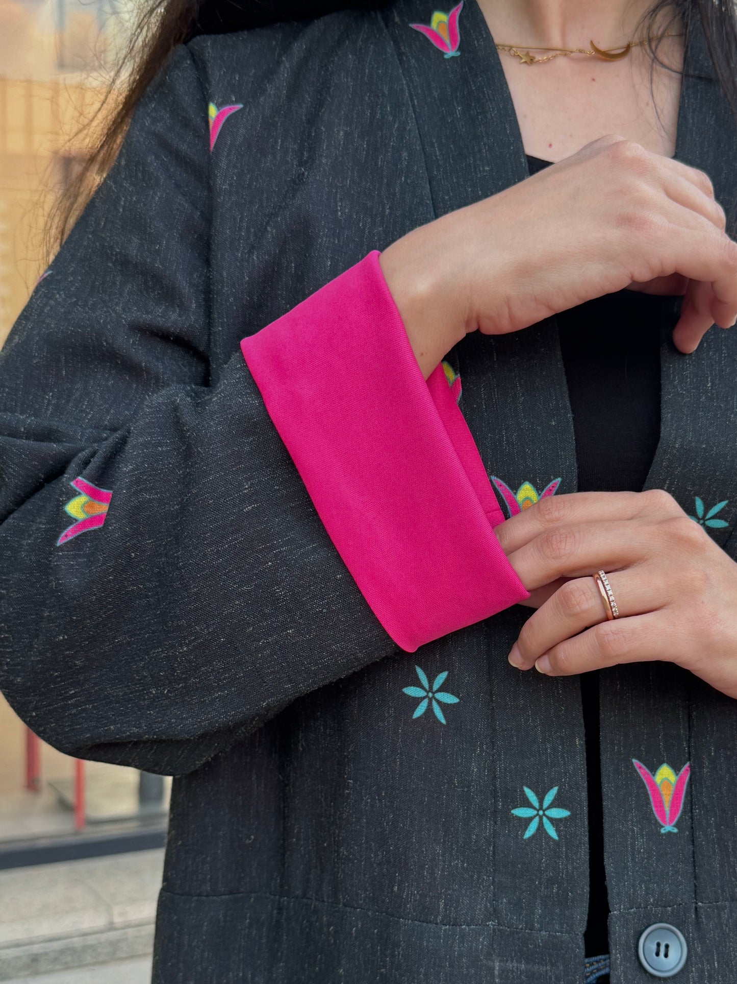 Dark Petal Blazer