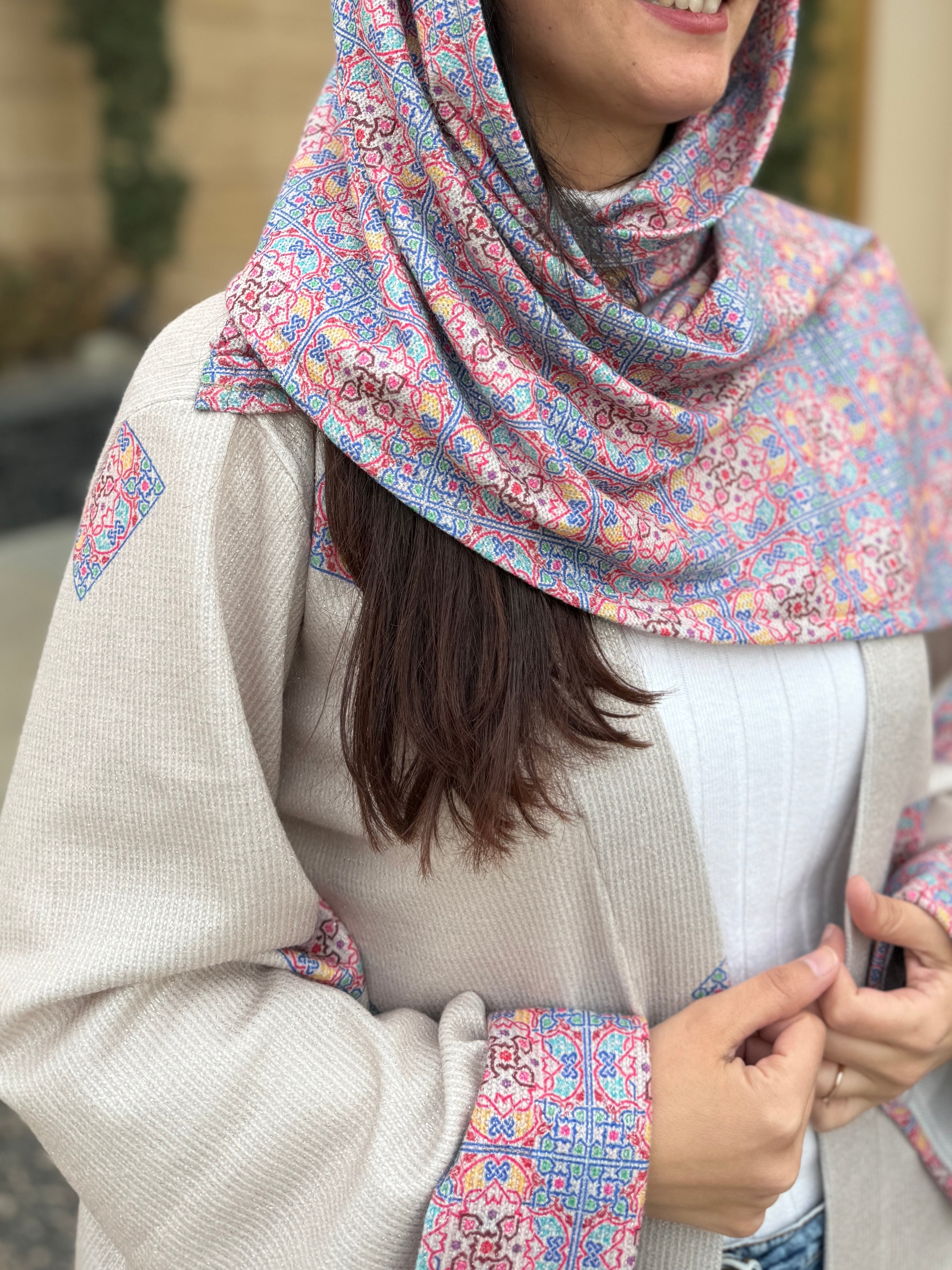 Beige Elegance Abaya - SW