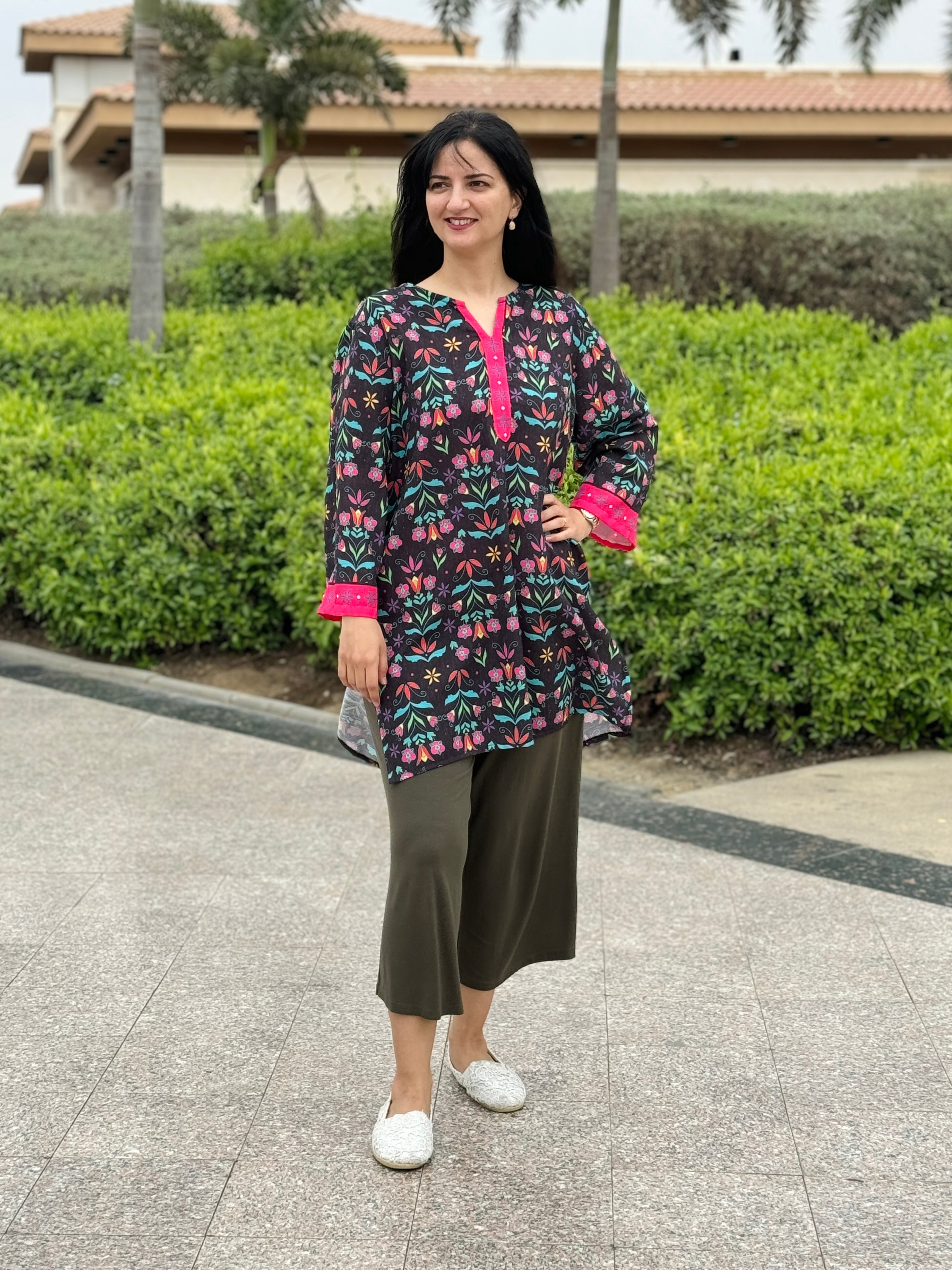 Nubian-Flora Shirt - SW