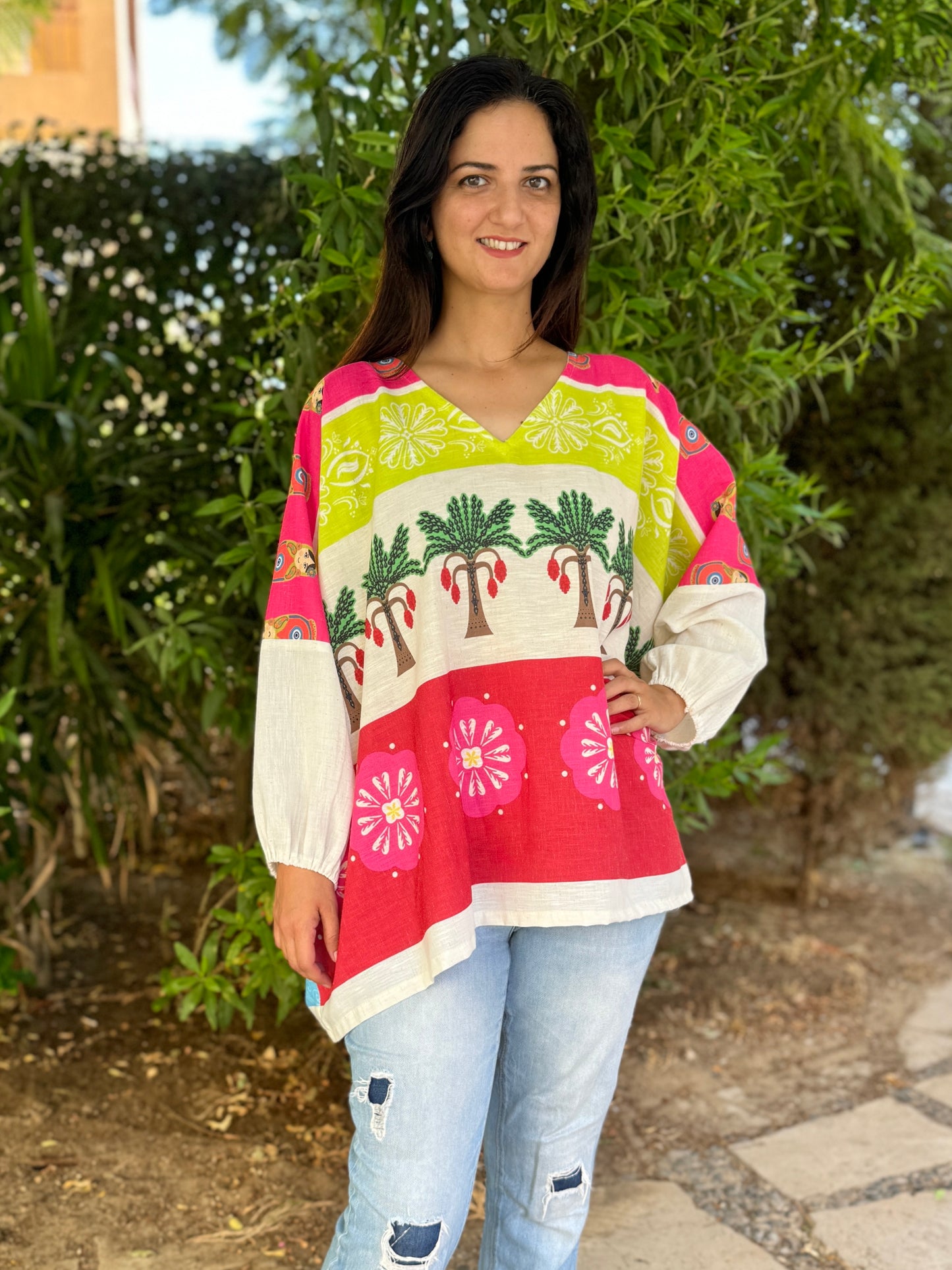 Palm Print Shirt - SW