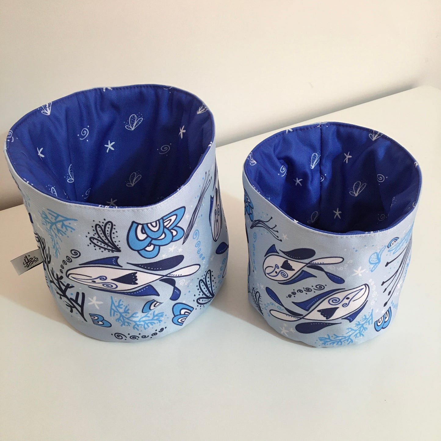 Set of 2 Fabric-Boxes 15278