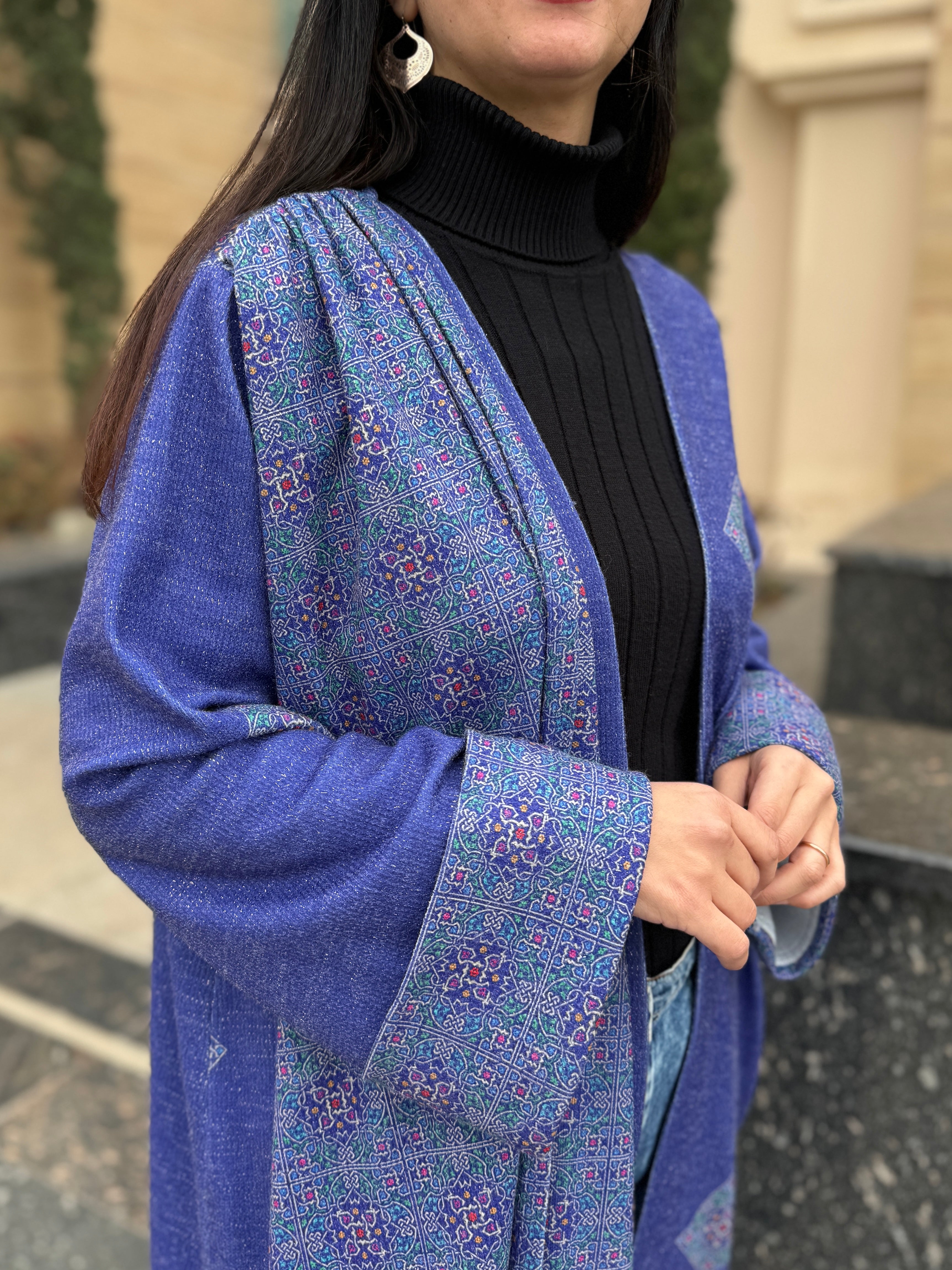 Indigo Elegance Abaya - SW