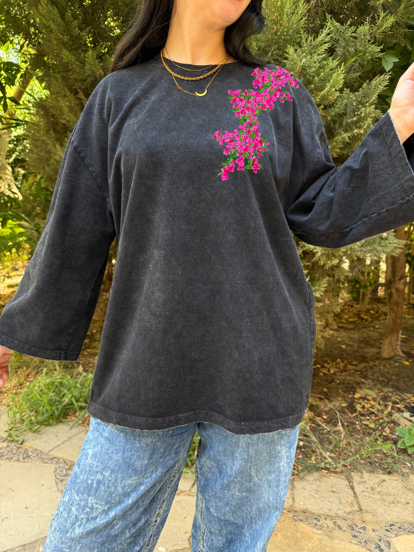 Long Sleeve Washed Shababek - SW