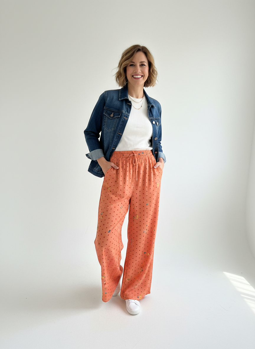 Peachy Star Pants - SW