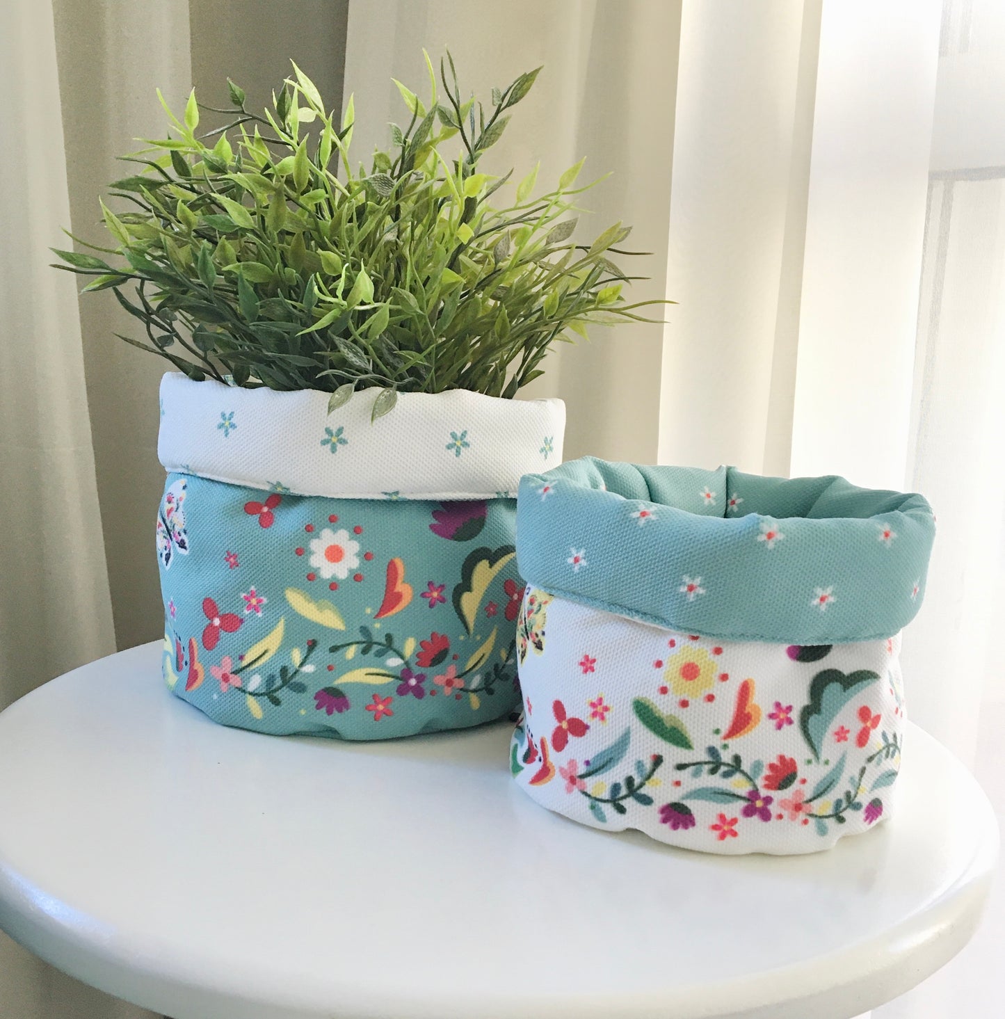 Set of 2 Fabric-Boxes 15270