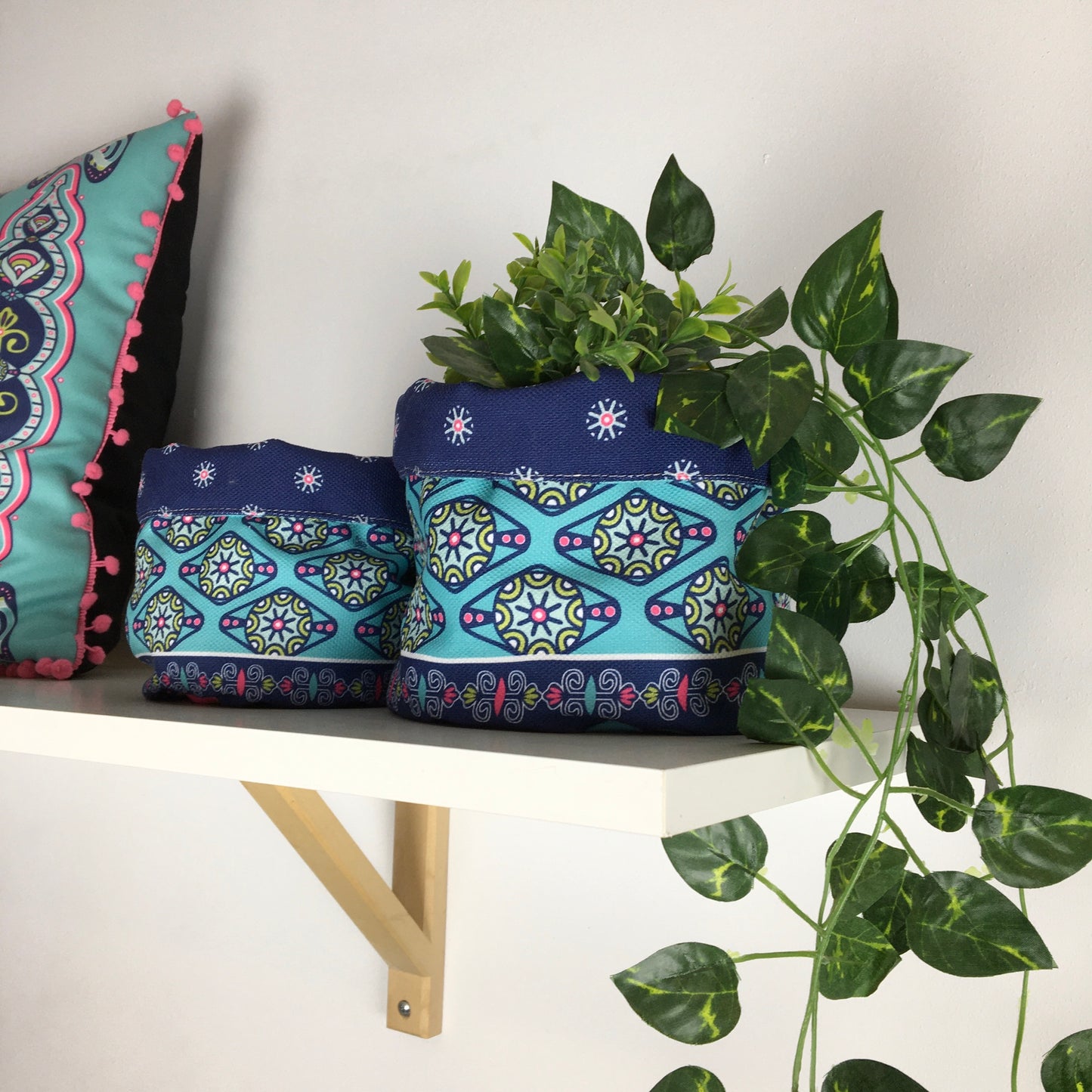 Set of 2 Fabric-Boxes 15263