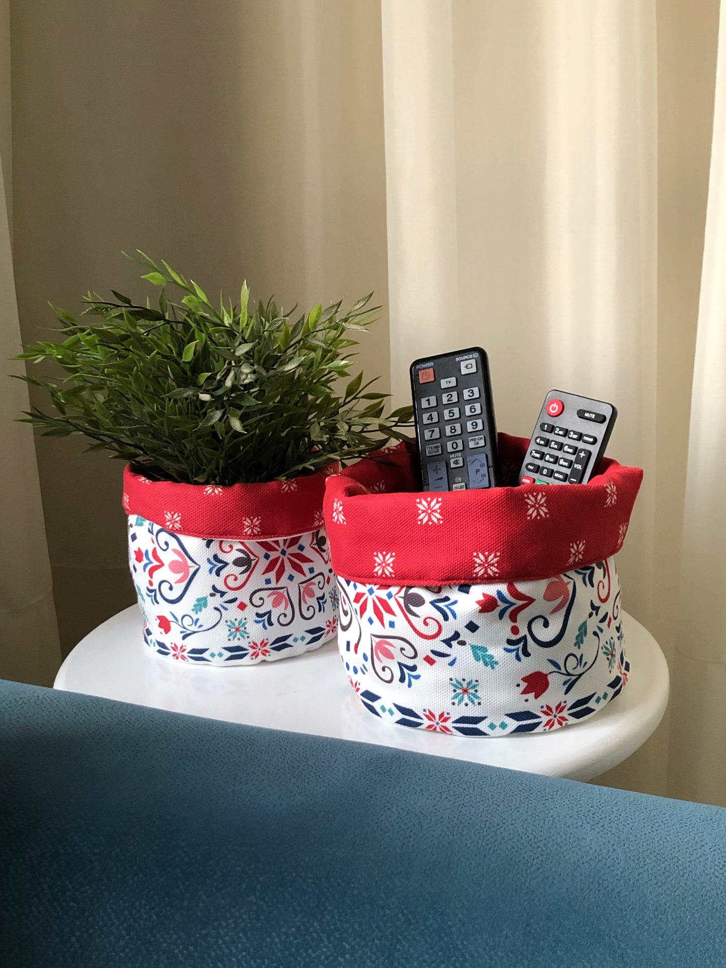 Set of 2 Fabric-Boxes 152CRI