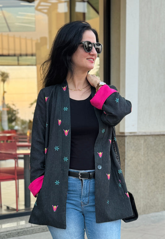 Dark Petal Blazer