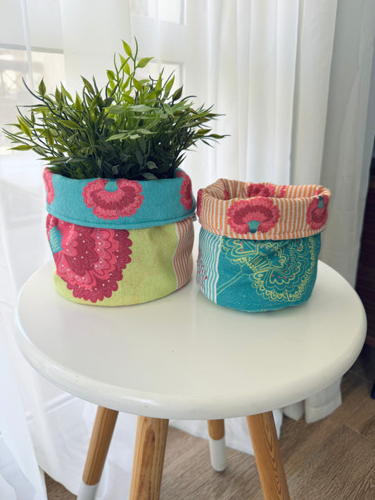 Set of 2 Fabric-Boxes 15280