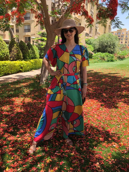 Colorful Jumpsuit-Dress - SW