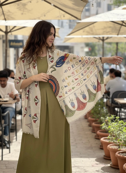 Pharaonic pattern Scarf - SW