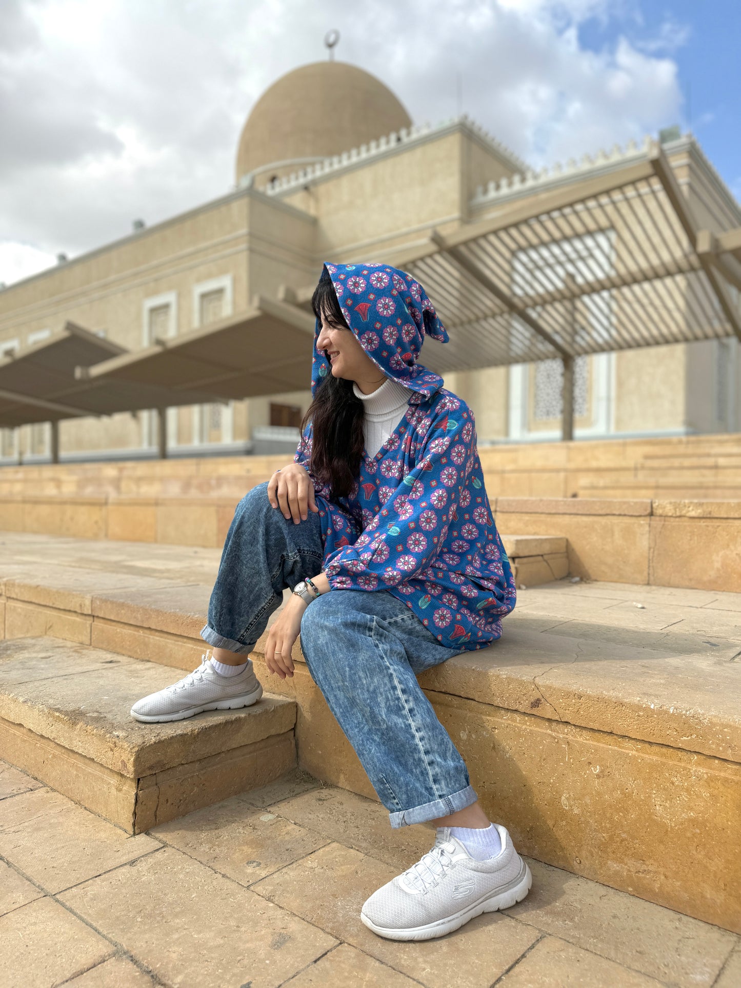 Blue Arabian Hoodie - SW