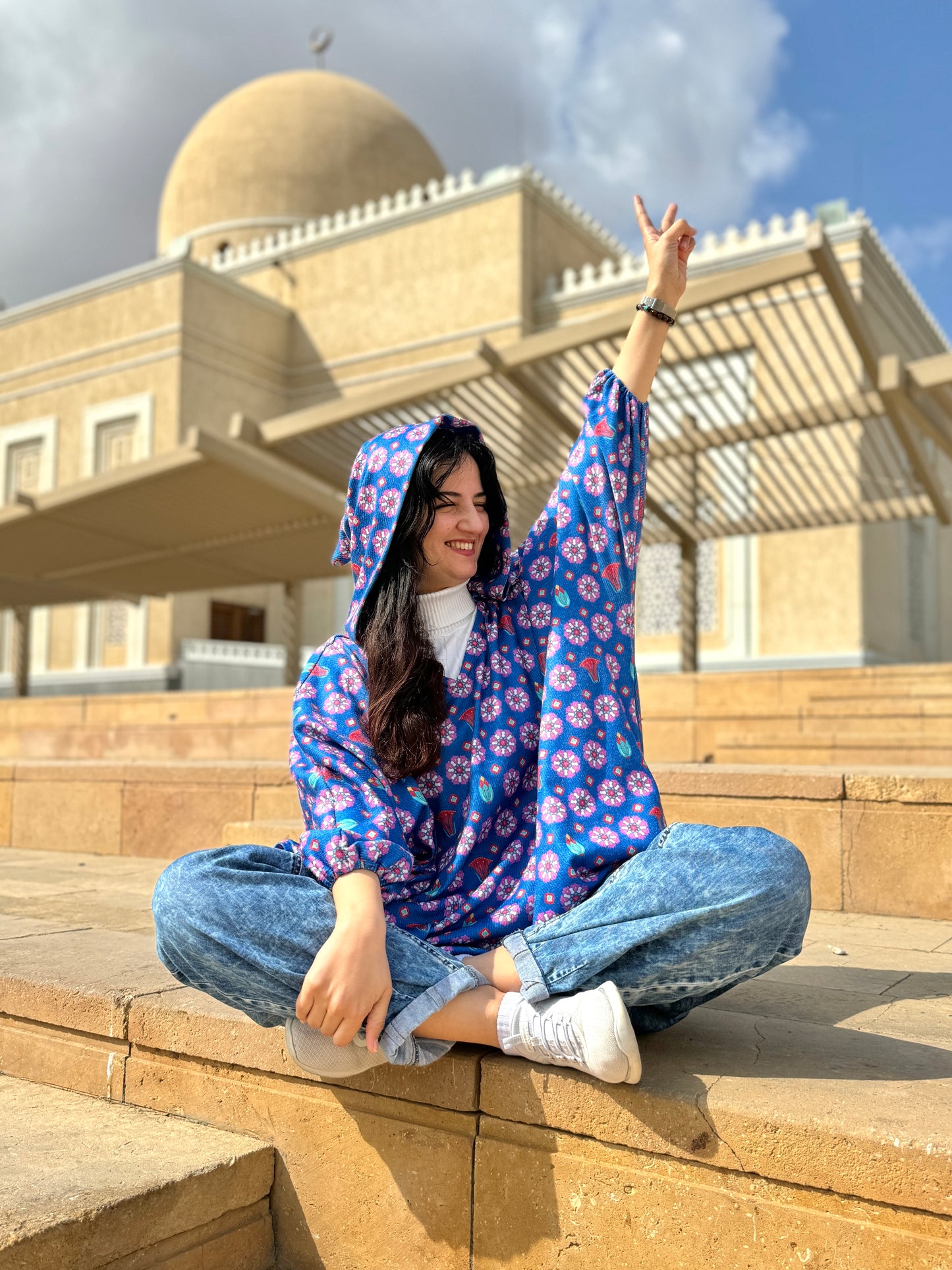 Blue Arabian Hoodie - SW