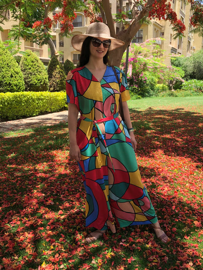 Colorful Jumpsuit-Dress - SW
