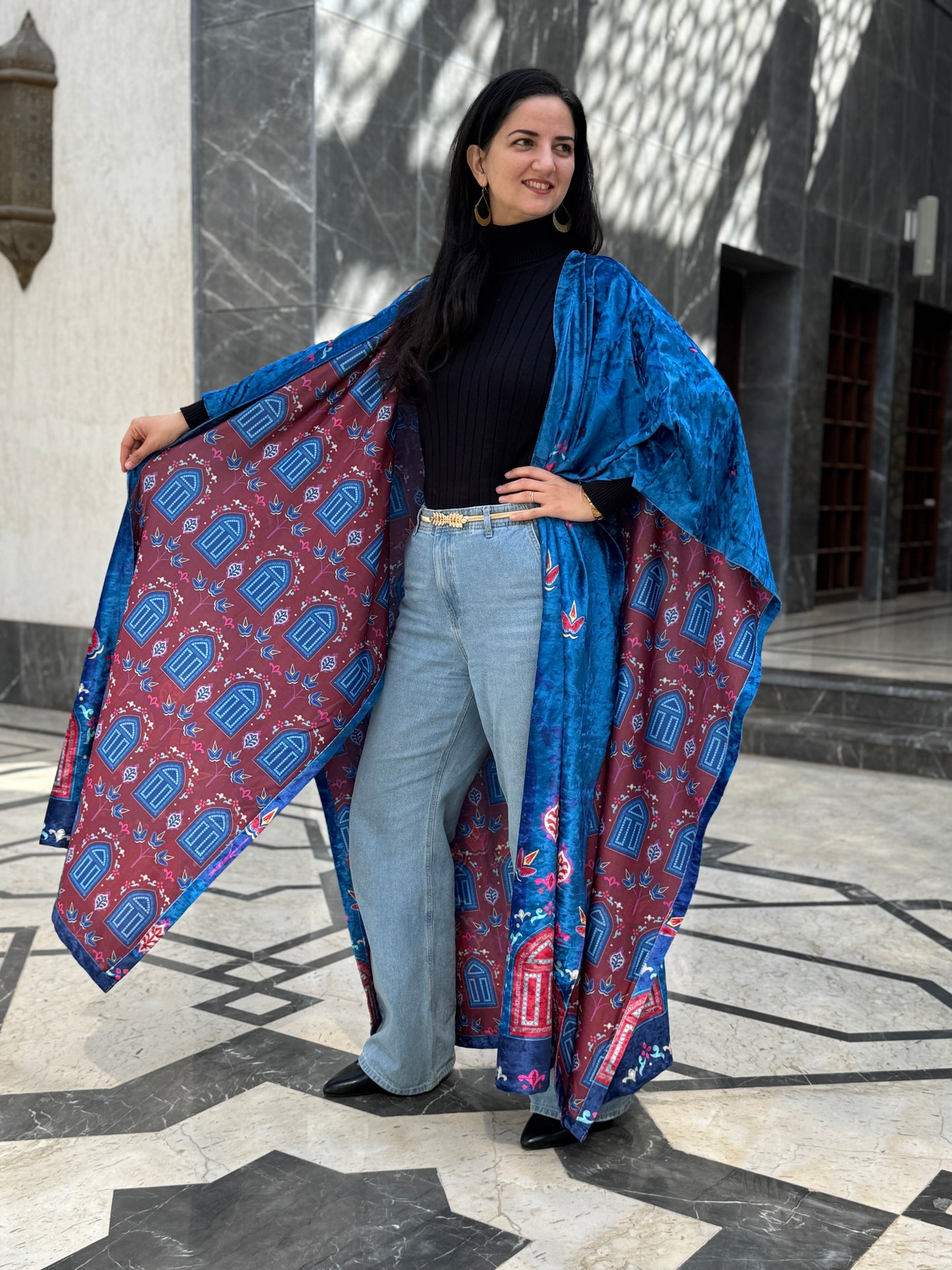 Abwab Cape Shawl - SW