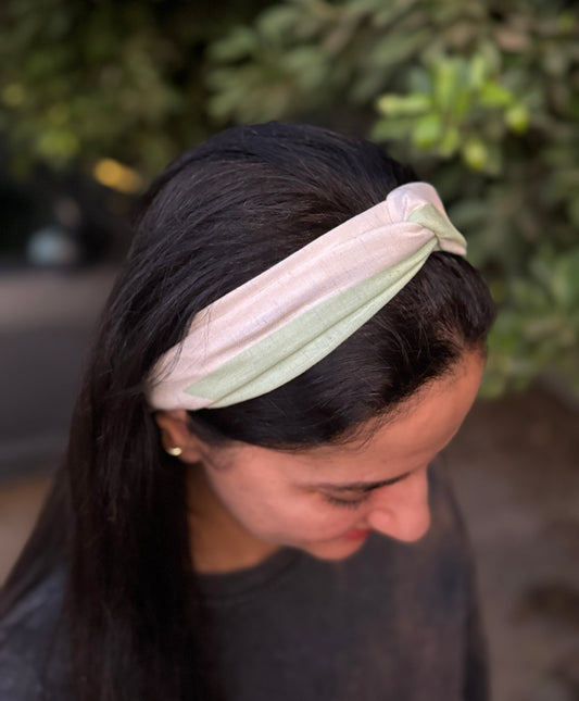 Headband - Off-White green