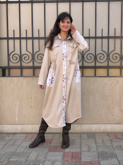 Suede Dress Coat - SW