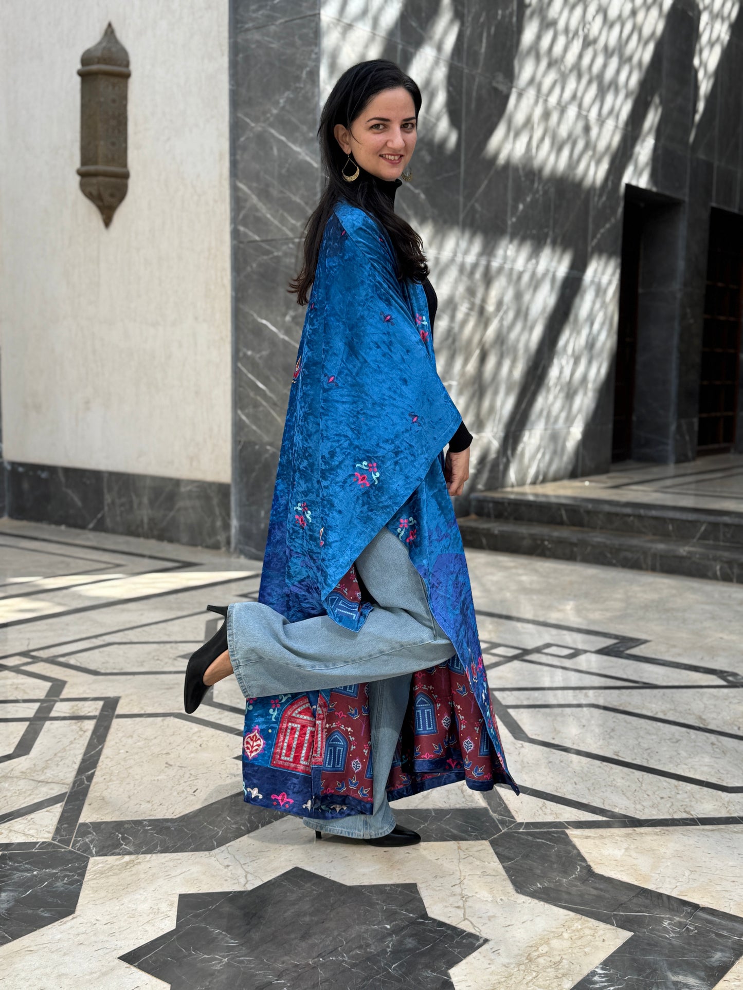 Abwab Cape Shawl - SW