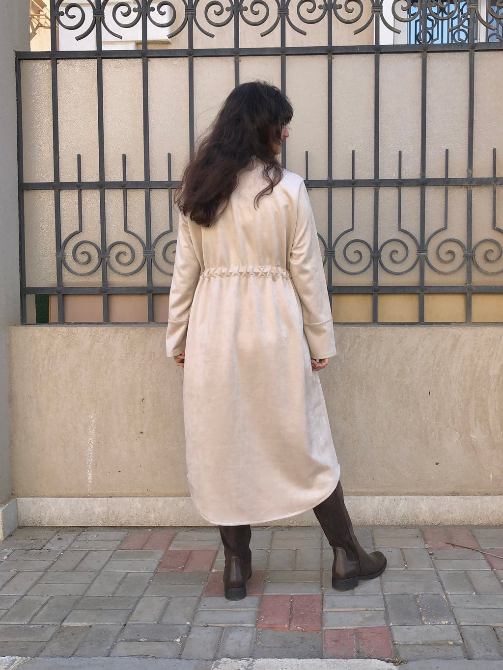 Suede Dress Coat - SW