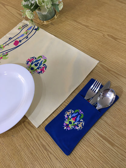 Cutlery holder-15250 blue