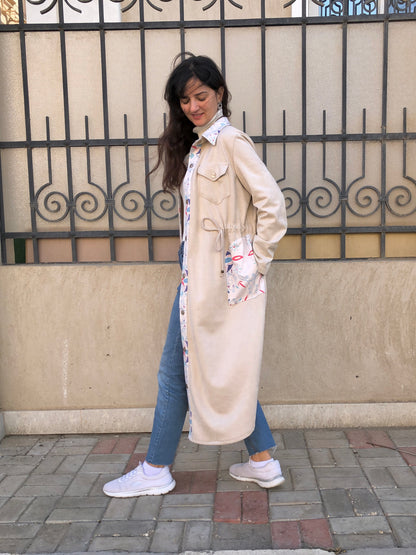 Suede Dress Coat - SW