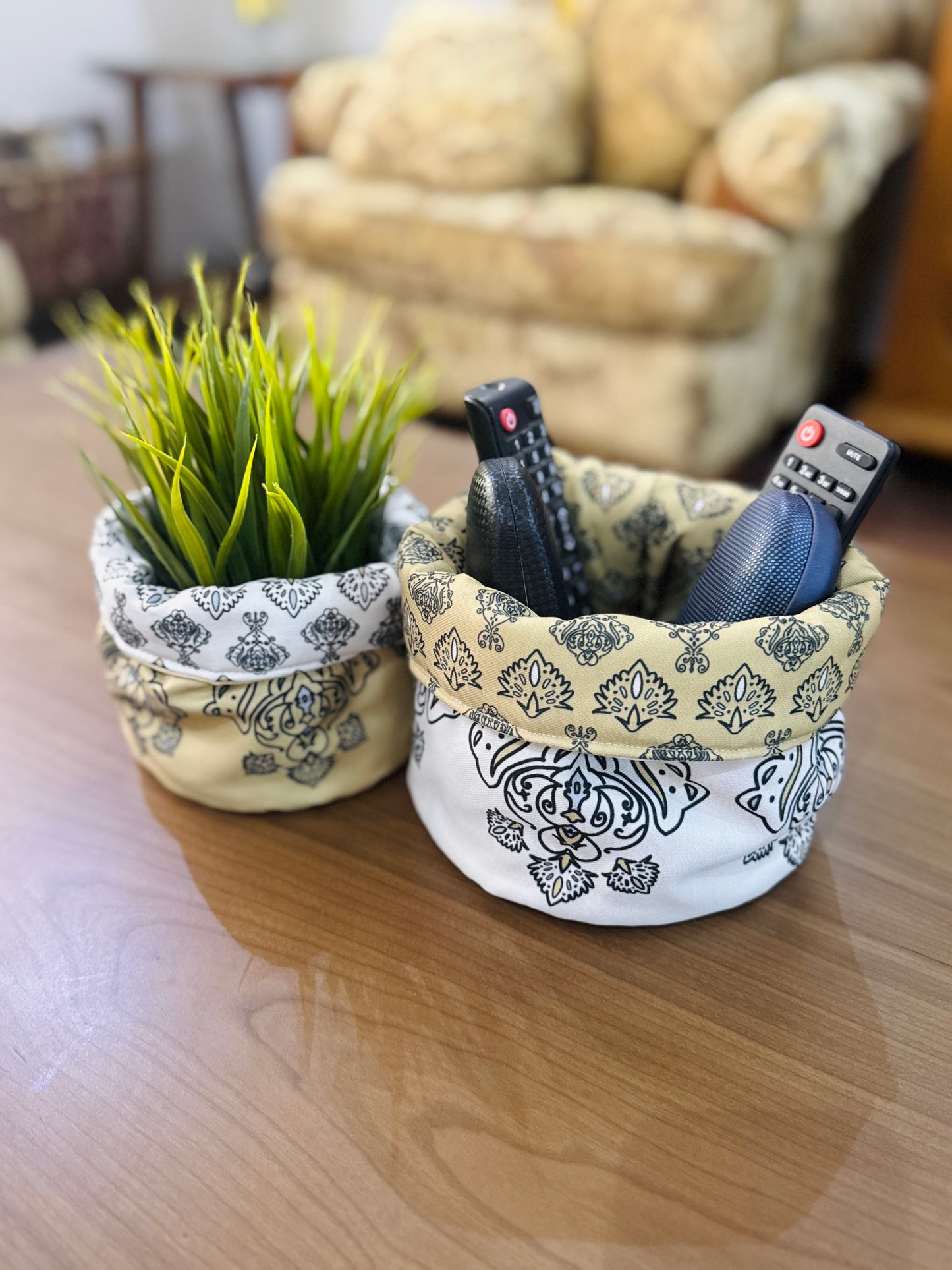 Set of 2 Fabric-Boxes 15284