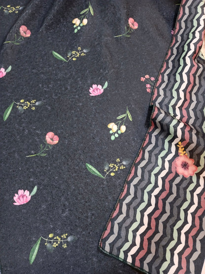 Palestinian Black Shawl - SW