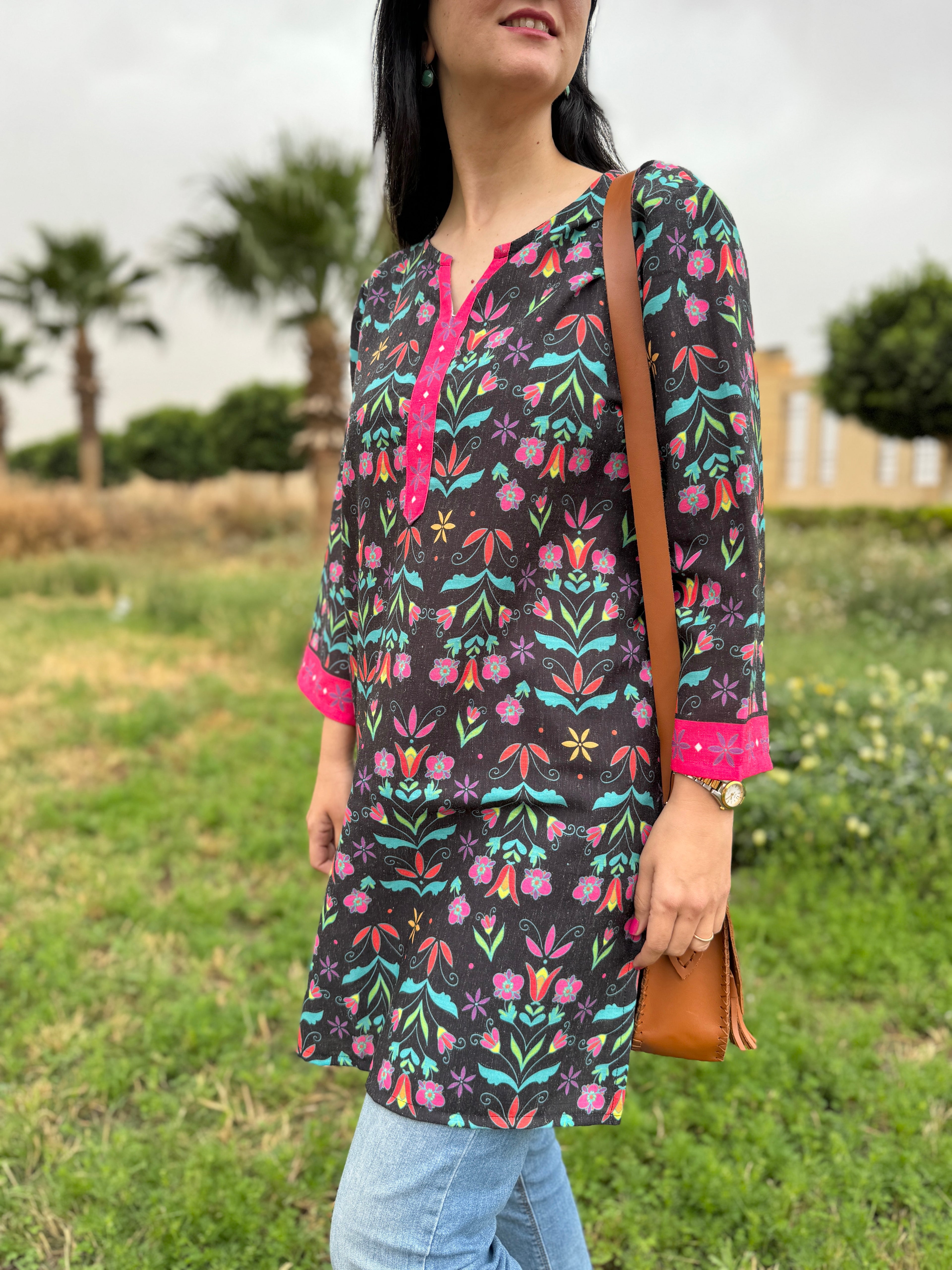 Nubian-Flora Shirt - SW