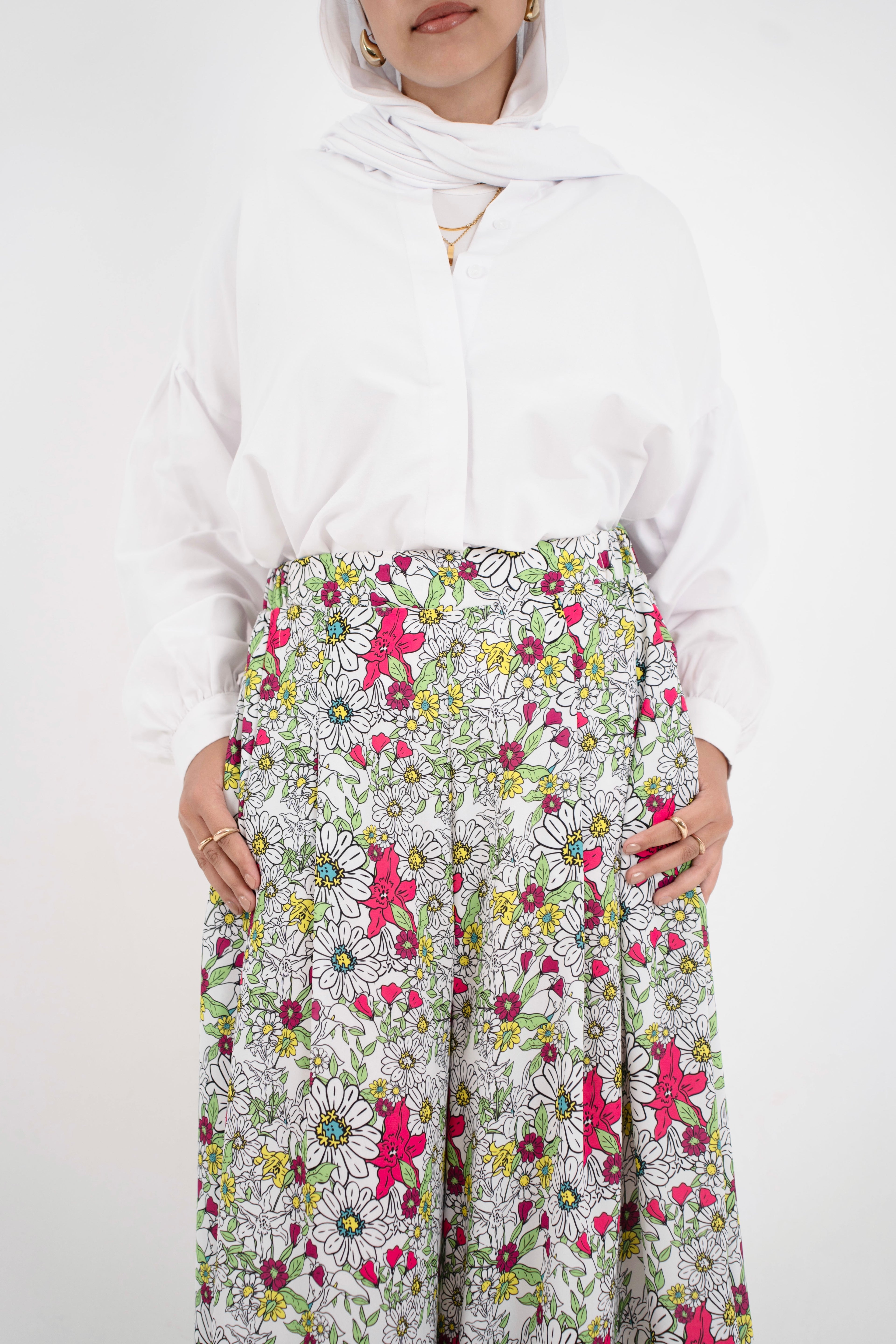 Daisy Pop Skirt Pants - SW