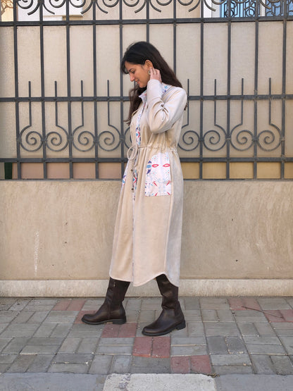 Suede Dress Coat - SW