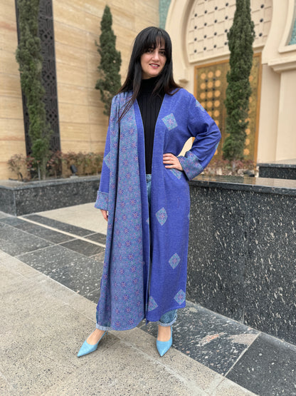 Indigo Elegance Abaya - SW
