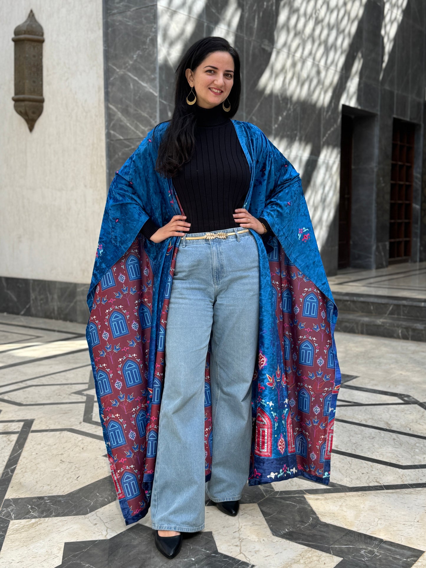 Abwab Cape Shawl - SW