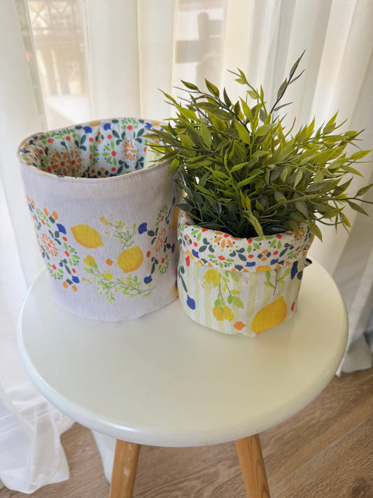 Set of 2 Fabric-Boxes 15281
