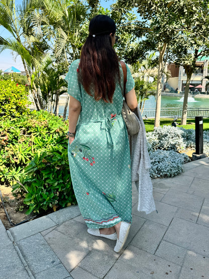 Palastine Dress Green - SW
